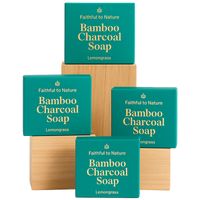 FtN Bamboo Charcoal Soap Lemongrass x 4